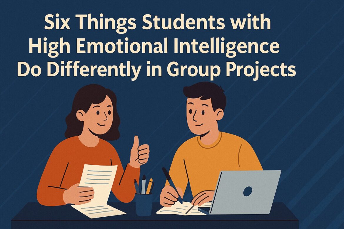 Picture showing emotionally intelligent student