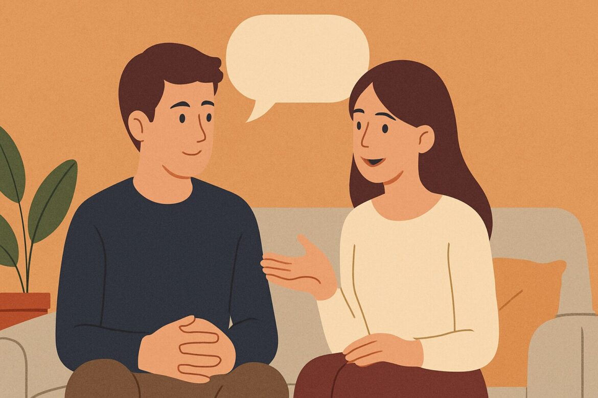 5 Healthy Expectations Every Couple Should Talk About Early, But Rarely Do A husband and wife having conversation