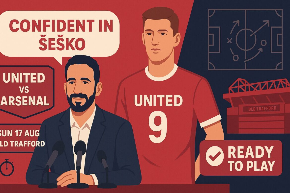 Amorim confidence in sesko Amorim confidence in sesko