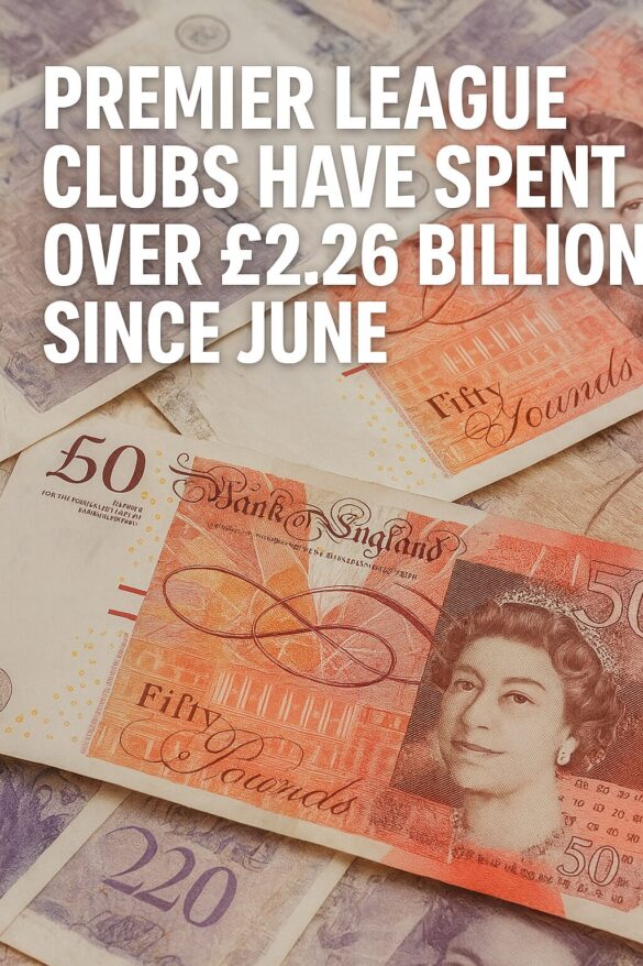 Premier League Clubs Smash Through £2.26 Billion Spending Mark This Summer Premier League Clubs Smash Through £2.26 Billion Spending Mark This Summer
