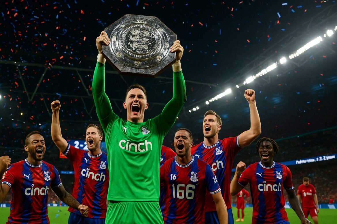 crystal palace with the comunity shield crystal palace wins the Community Shield.